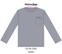 将图片加载到图库查看器,NatureBoys ロングスリーブポケットTシャツ Tuna - natureboysofficialwebstore
