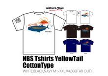 Load image into Gallery viewer, NatureBoys Tshirts YellowTail Cotton type