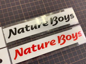 NatureBoysSticker/ステッカー 切り文字タイプ（S、M、Lサイズ）